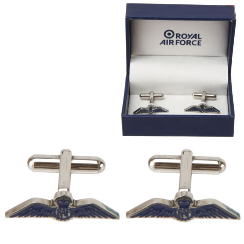 RAF Wings Cufflinks Official Licensed RAF185 in gift box 