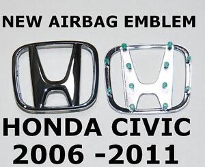 airbag emblem honda civic badge bag air steering driver wheel 2006