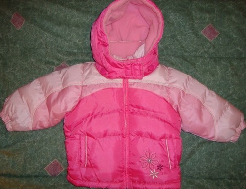 LONDON-FOG-girls-FLEECE-LINED-DETACHABLE-HOODIE-JACKET-12-MO-euc-NICE