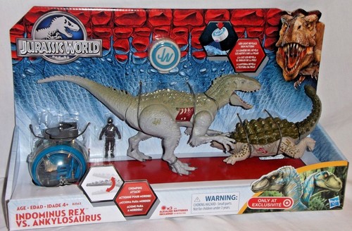 TARGET Hasbro exclusives indominus Rex Ankylosaure Dinosaur Jurassic Park World