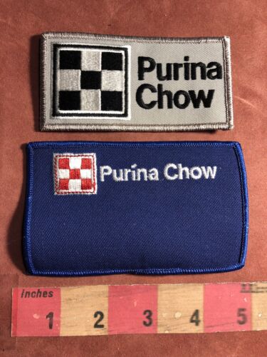 Lot Of 2 Farmer PURINA CHOW Advertising Patch C009 