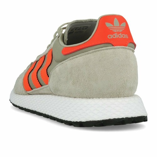 Adidas Forest Grove Sesame Solar Red Black Schuhe Sneaker Grau Orange Adidas Sneaker Fur Herren