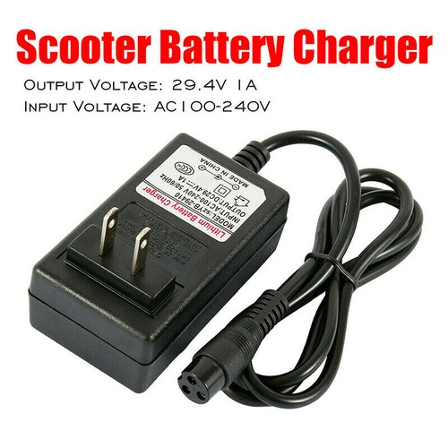 29.4V 1A Battery Charger Power Adapter for Hoverboard Balancing Scooter Wheel US