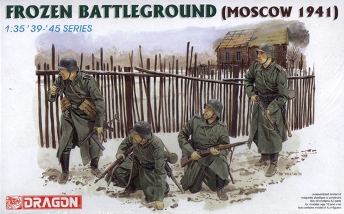 Dragon 1//35 6190 WWII German Frozen Battleground 4 Figures Moscow 1941