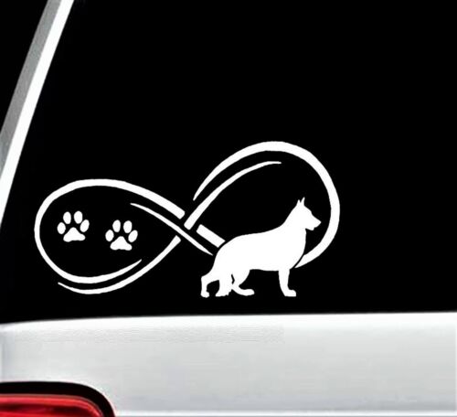 German Shepherd Dog Infinity Decal Sticker for Car Laptop H1001 