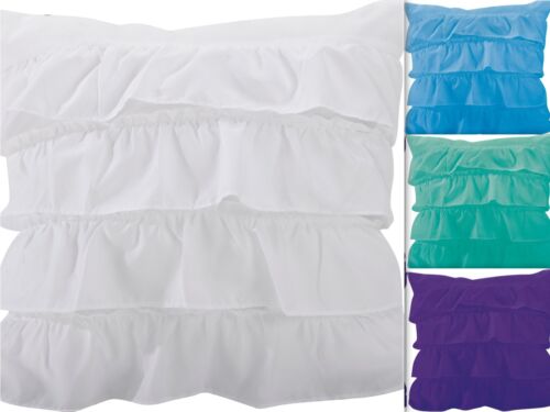 Katy Ruffle Decorative Throw  Pillow Cushion Sofa Bed 18"X18Inch 