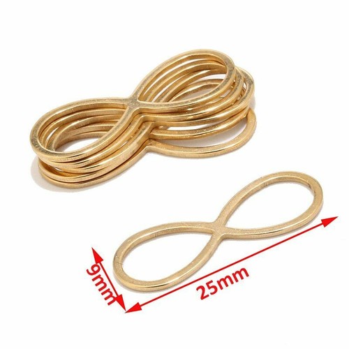 10 Pcs Stainless Steel Teardrop Link Moon Charm Connectors DIY Earring Findings