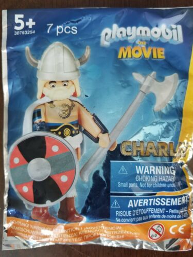 7 pieces NEW viking Charlie figure man toy Playmobil The Movie