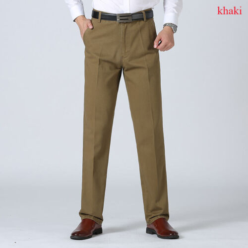 Homme Pantalon Long Pantalon Cargo Coton Business Casual Taille Haute Hiver classique