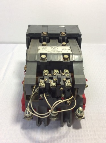 WESTINGHOUSE GCA-530 SIZE 5 AC 2050A15G15 3 STARTER POLE 600V 200 HP 460//575V