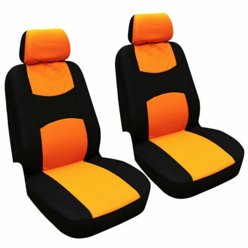 4/9Pcs Universal Car Seat Covers Front Rear Beach Head Rest Full Set 9 Colors 