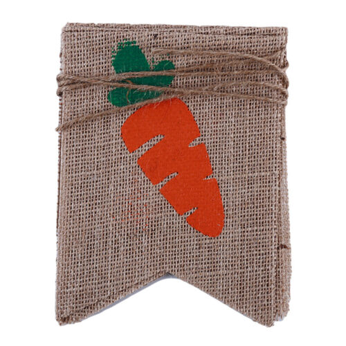 Lovely Carrot Birthday Banner Bunting Garland Party Hanging Decoration HY