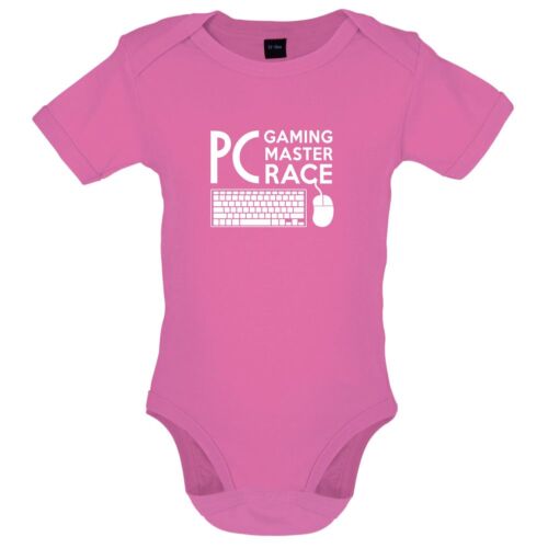 Computer Babygrow Bodysuit Gamer PC Gaming Race Master Race 