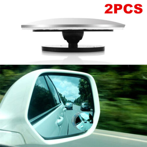 2 Car Rearview Blind Spot Side Rear View Mirror Convex  Angle Adjustable 