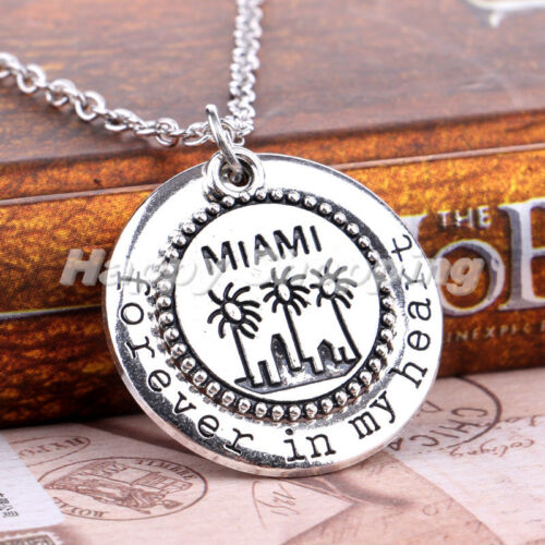Fashion Necklace Circle Dad Mom Pendant Charm Jewelry Tree Heart Sis Aunt BFF