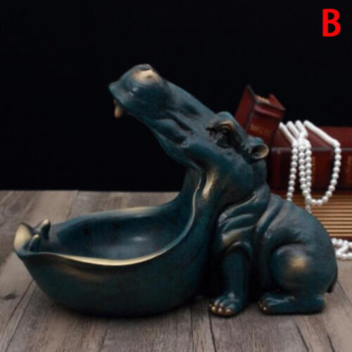 Hippopotamus statue decoration resin artware sculpture statue home decoration/_BJ