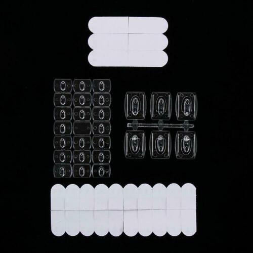 Self Adhesive Hooks Wall Door Plastic Strong Sticky Sucker Removable a M7G5 