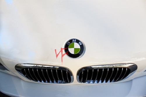 GOLD Roundel Emblem Badge Overlay Decal Sticker FITS BMW HOOD TRUNK RIMS