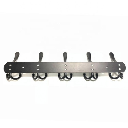 Coat Hook 5 Tri Hooks Heavy Duty Screws and Raw Plugs Coat Rack Wall Mounted