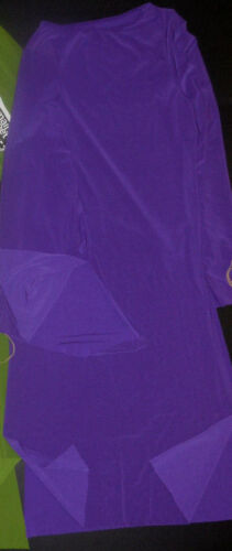 NWT  Praisewear Spandex Overdress  Liturgical Church Dance Purple or Olive Ad/Ch 