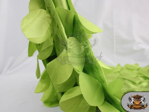 54/" WIDE TAFFETA ROUND PETAL FABRICS SOLD BY THE YARD