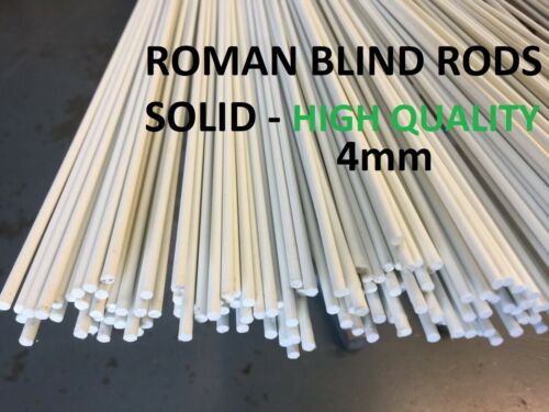 - CHEAPEST ON 10 feet Fibreglass Roman Blind Rods 4mm SOLID 3m Long