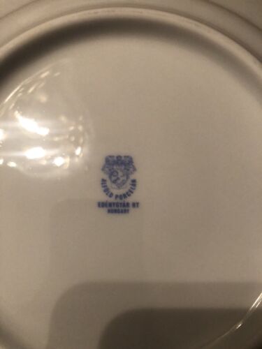 4 Excellent Alfoldi Porcelain Edenygyar Hungary Flat Rim Soup Bowls 