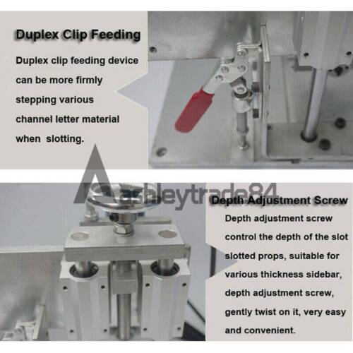 Details about  / 5.9/" Electric Bending Slot Cutting Machine Metal Channel Letters Electric Cutter