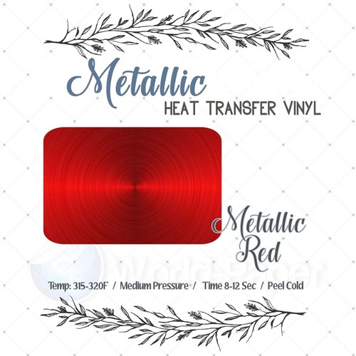 3 Metallic Heat Transfer Vinyl for T shirt Vinyl Garment HTV 1 FT 1 5 YDS