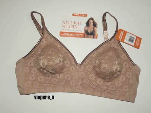 40C WIRE-FREE LACE COMFORT Blissful Benefits by Warner/'s BRA 38B 36C