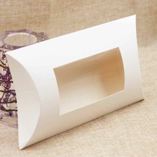 Kraft Paper Wedding Packaging Boxes Pillow Shape Gift Box Party Suppliles Favor