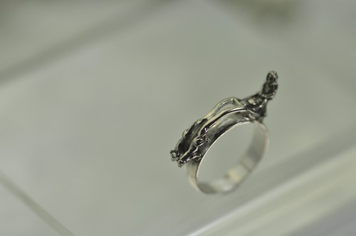 Sterling silver 925 Alaska Sled Snow Dog Ring Jewelry Alaskan Malamute Husky New