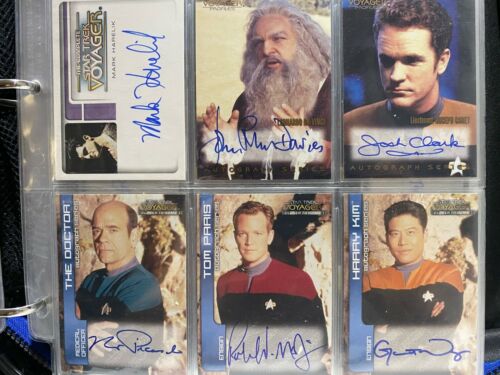 Choose Star Trek Voyager Profile Complete Memories Many Autograph Signature Card