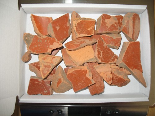 Roman Samian Ware Terra sigillata pottery fragments 200g COA Non UK Find COA