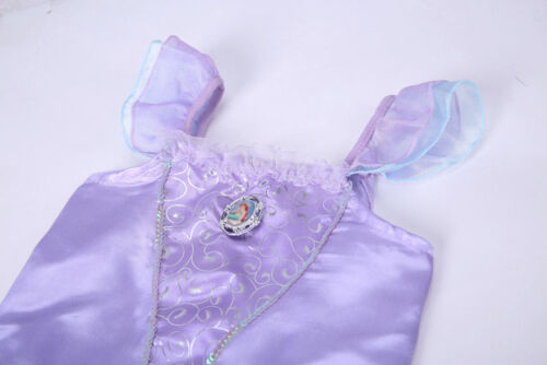 UK Little Mermaid Children Kids Girls Outfits Dress Up Costume Princess Dresses