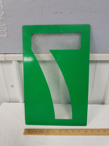 VINTAGE SERVICE STATION GAS PRICE NUMBER /" 7 /" 10 1//2 X 16 1//2 SIZE