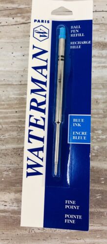 Waterman Standard Max Ballpoint Pen Refill Blue Ink Fine Point