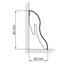 40mm Classic Pinie Silbergrau Sockelleisten Parkett Laminat