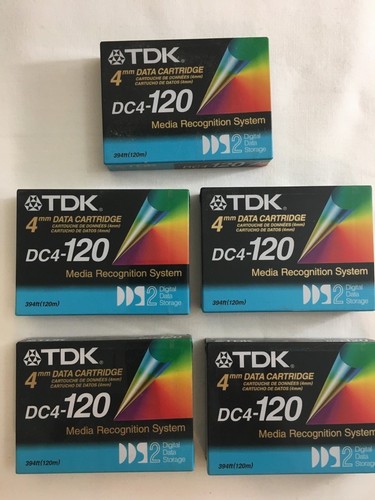 Clearance Tdk 4mm 120m Data Tape Dds 2 New Sealed Lot Of 5 20356467500 Factory Direct And Quick Delivery Www Eyeboston Com