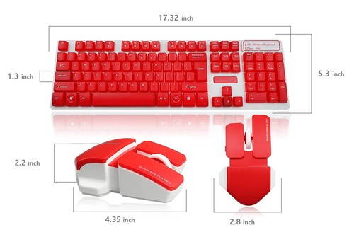 Home 2.4GHz Suspended Gaming Keyboard and Mouse Combo Wireless Office Hk5200
