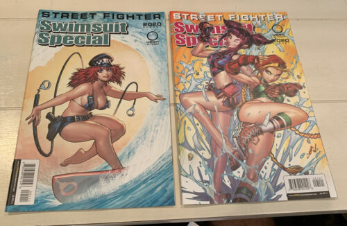 STREET FIGHTER 2020 SWIMSUIT SPECIAL #1 NM//M COVER A /& B SET 8//19 2020