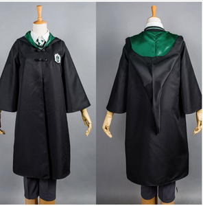 Cosplay Slytherin School Uniform Draco Malfoy Costume Robe Full Set