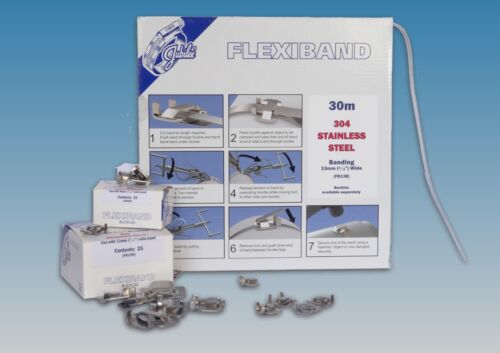Jubilee Flexiband Adjustable Cut To size and custom size Clamps and Sign Fixing