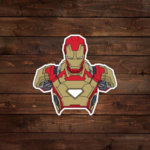 Vector Illustration Decal/Sticker Iron Man Gold Armor Variant 