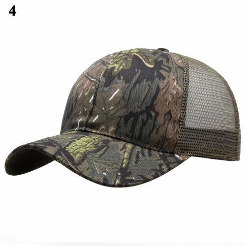 Snapback Cap Baseball Camouflage Hat Adjustable Fishing Hunting Camo Unisex Hats