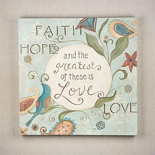 Glory Haus Canvas Art Hope & Love Faith Adoption 