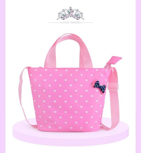 Children School Bags for Girls Backpack Heart Princess Style Printed Pattern Bag