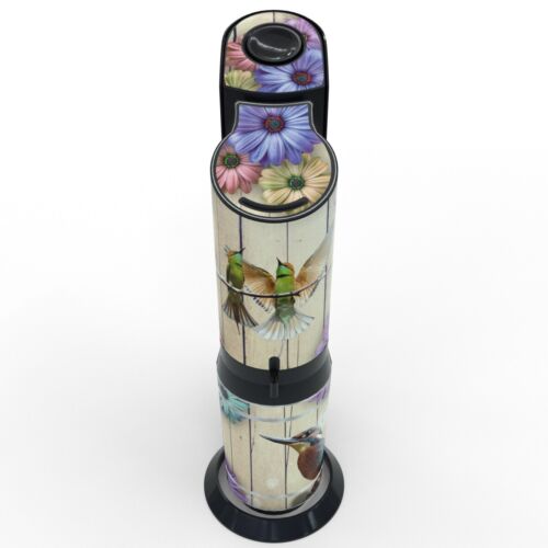 Sodastream Aufkleber Design Blumen  selbstklebende Folie 