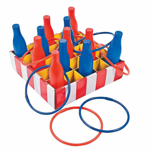 Toys Details about   Carnival Bottle Ring Toss Game 25 Pieces 