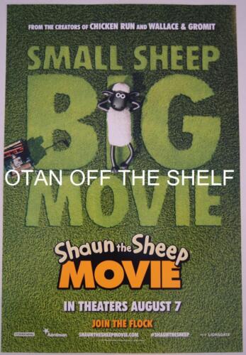 SDCC Comic Con 2015 Handout Shaun The Sheep BIG MOVIE promo poster Single or Set